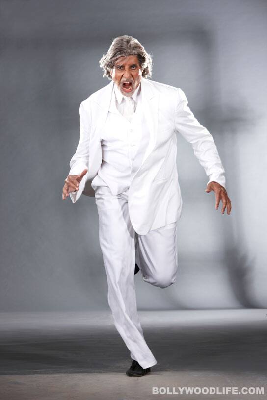 <b>Avinash Gowariker on Amitabh Bachchan</b>
This is for <i>Aladin</i>. We had finished the main shots with the hat. There was one sequence in the climax of Mr Bachchan running. So, Sujoy (Ghosh) told me, let’s try to capture that. We bounced it off Amitji, who asked me, “Are you sure you want me running? Will you catch it at the right time?” I said I can only try. I had no clue how to do it and what to do. The studio where we were shooting is quite long. So he went to one end and asked me to signal when I was ready. I had put my camera on focus tracking and my lights on, my drive on continuously. I suggested one rehearsal to see how it goes. I said “action”, and he started sprinting. You see he is full power. You see his expression. It’s not a jog. He was not trying to pose for the camera. He just came running towards me. I was in a state of shock. This picture is that result. It is a stunning picture. He saw the picture, and I was so happy to see he was so happy. It is extremely special to me.
