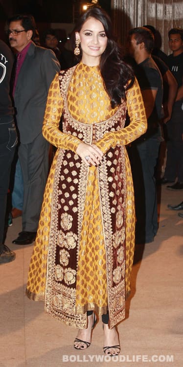 Dia Mirza attends Dhiraj Deshmukh and Honey Bhagnani's wedding reception 