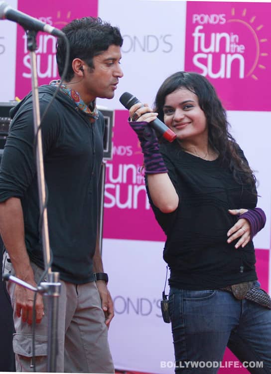 Farhan Akhtar and Aditi Singh Sharma