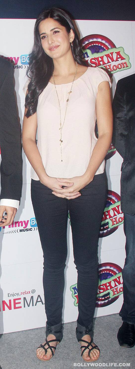 Katrina Kaif spotted at the music launch of 'Main Krishna Hoon' 