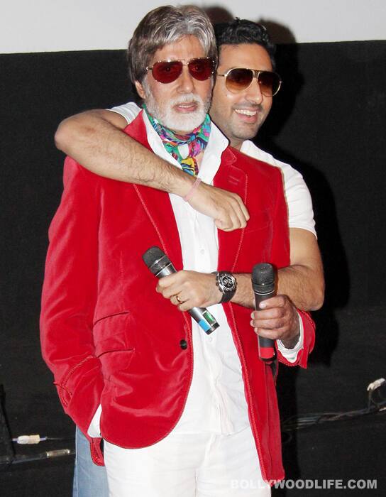 Amitabh, Abhishek shock fans with blink-and-miss appearance