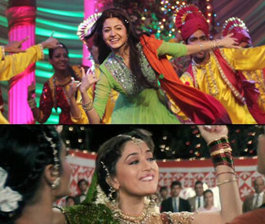 <b>CHANE KE KHET ME: Anushka Sharma</b>:
We thought of Anushka’s dance moves in <i>Rab Ne Bana Di Jodi</i> and <i>Band Baaja Baraat</i>, and were convinced that she could do good justice to the desi lachak-machak numbers, especially the famous <i>Chane khet</i> me windmill step.