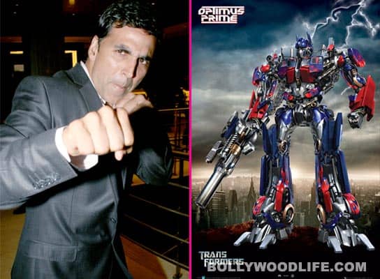Akshay Kumar: Transformed into the new Optimus Prime Akshay Kumar: Transformed into the new Optimus Prime