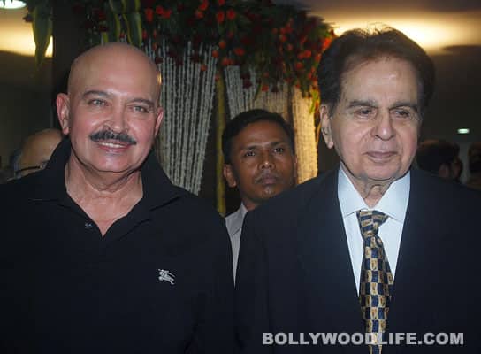 Rakesh Roshan and Dilip Kumar 
