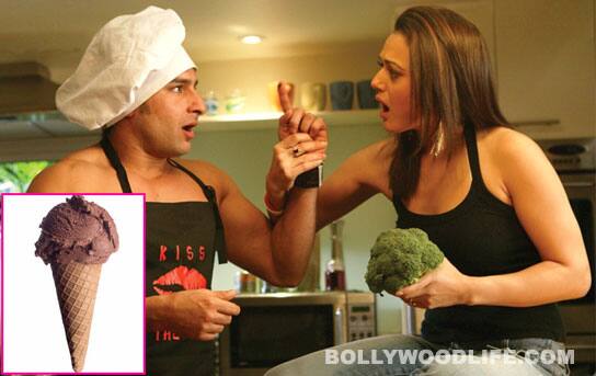 <b>Dark chocolate ice cream – Salaam Namaste</b><br> In this film Saif Ali Khan learns his lesson to never go close to or upset an angry and hungry pregnant woman. In the middle of the night, a heavily pregnant Preity Zinta gets craving for Ben and Jerry’s Belgian dark chocolate ice cream, so she forces her beau to step out in pajamas to get her one at any cost.<br><b>WHERE TO EAT:</b><br>Amul, Mother Dairy, Kwality Walls, Baskin & Robbins, Movenpick, Hagen Daz most of them are available in most cities