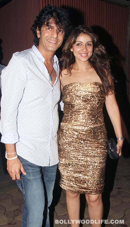 Chunky Pandey with wife Bhavna