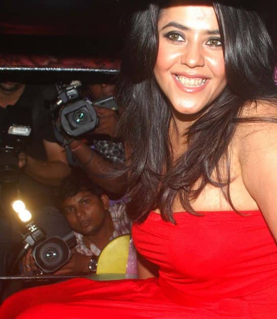 Ekta Kapoor: nabbed at airport!