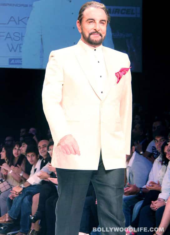 LFW: Kabir Bedi walks for Narendra Kumar Ahmed