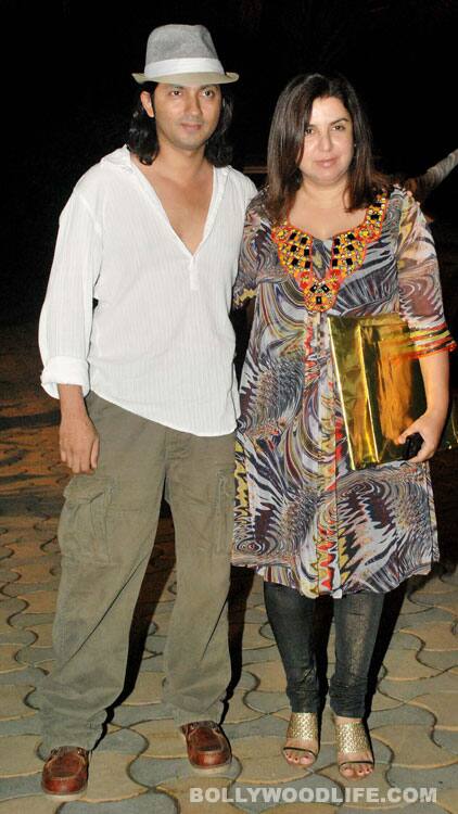 Shirish Kunder and Farah Khan 