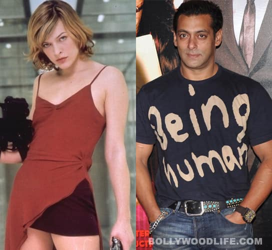 Salman Khan has a fan in H’wood hottie Milla Jovovich Salman Khan has a fan in H’wood hottie Milla Jovovich