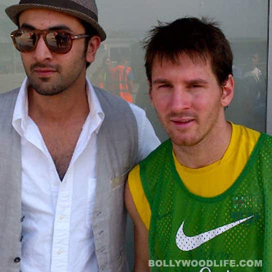 Ranbir Kapoor meets his sports idol Messi