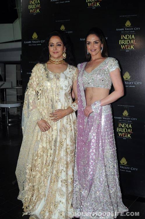 Hema Malini and Esha Deol 