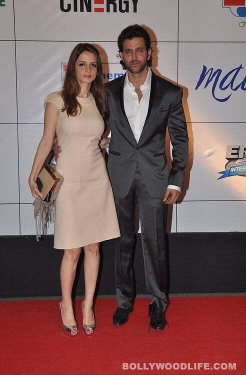 Hrithik Roshan with wife Sussane 
