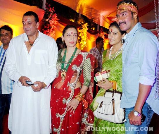 Sanjay, Manyata, Kajol, Ajay 