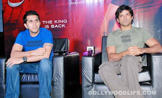 Farhan Akhtar and Ritesh Sidhwani at the 3D trailer launch of 'Don 2' Ritesh Sidhwani and Farhan Akhtar