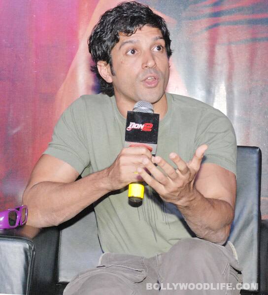 Farhan Akhtar and Ritesh Sidhwani at the 3D trailer launch of 'Don 2' Farhan Akhtar