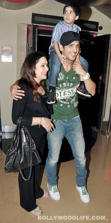 Zayed Khan with family
