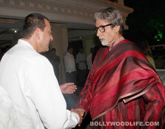 Sanjay Dutt and Big B 