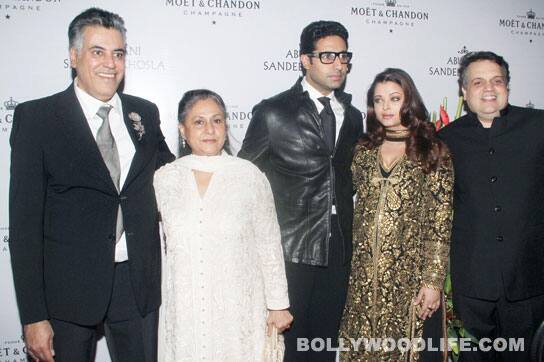 Abu Jani, Jaya Bachchan, Abhishek, Aishwarya, Sandeep Khosla 