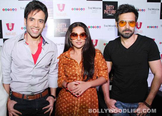 Tusshar Kapoor, Vidya Balan and Emraan Hashmi 