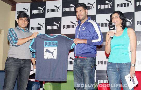Yuvraj Singh and Mandira Bedi 