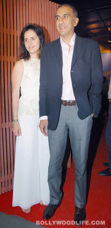 Milan Luthria with wife