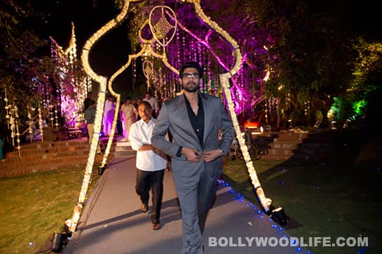 Rana Daggubati attends Ram Charan Teja and Upasana Kamineni's engagement.