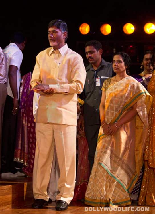 Chandrababu Naidu attends Ram Charan Teja and Upasana Kamineni's engagement.