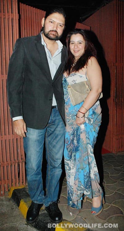 Shrishti Arya with husband 