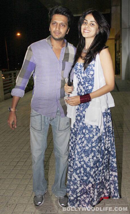 Riteish Deshmukh and Genelia D'Souza