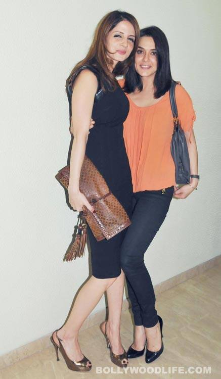 Sussanne Roshan and Preity Zinta