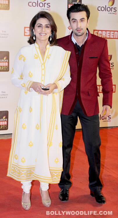 Neetu Singh and Ranbir Kapoor 