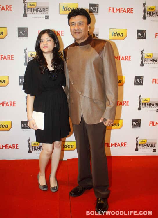 Anu Malik with wife