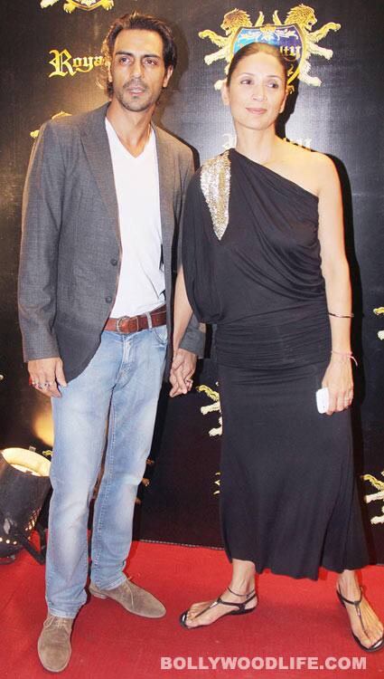 Arjun Rampal with wife Mehr Jessia 