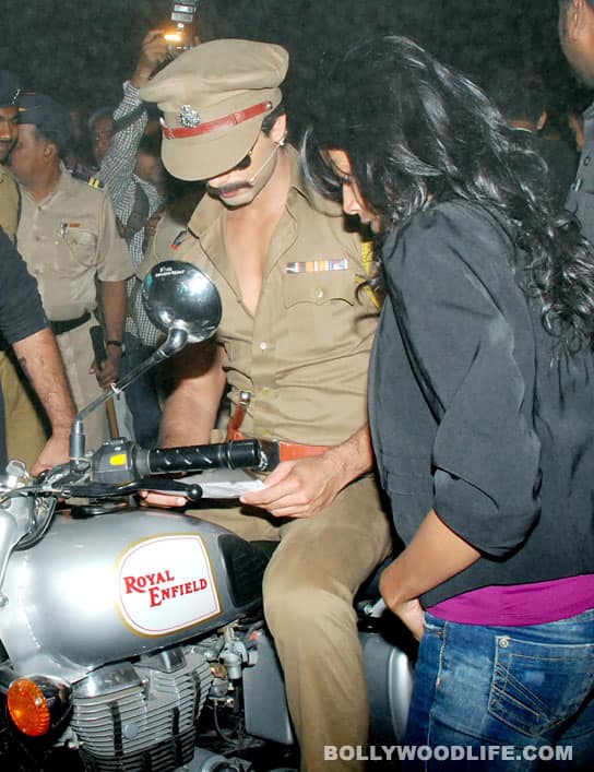 Shahid on the bike 