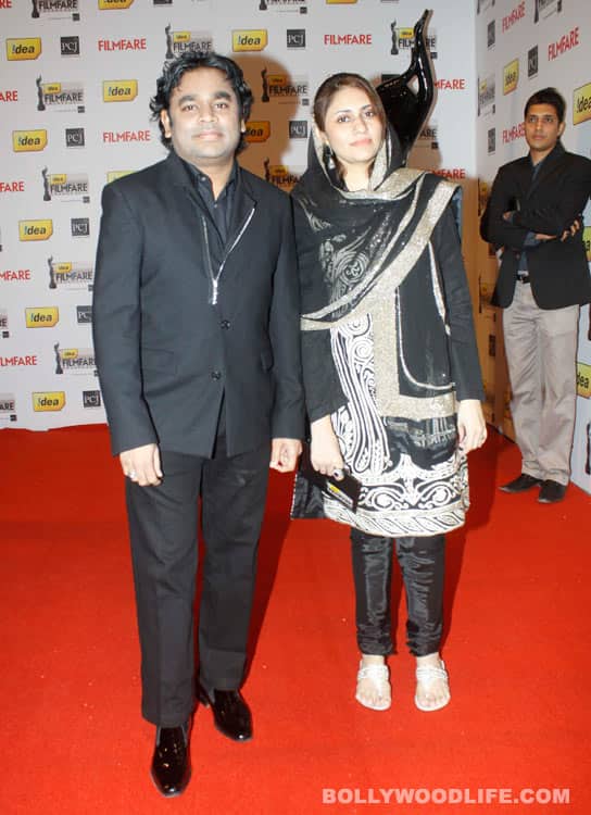 AR Rahman with wife