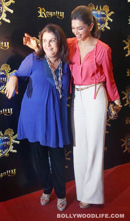 Farah Khan and Deepika Padukone 