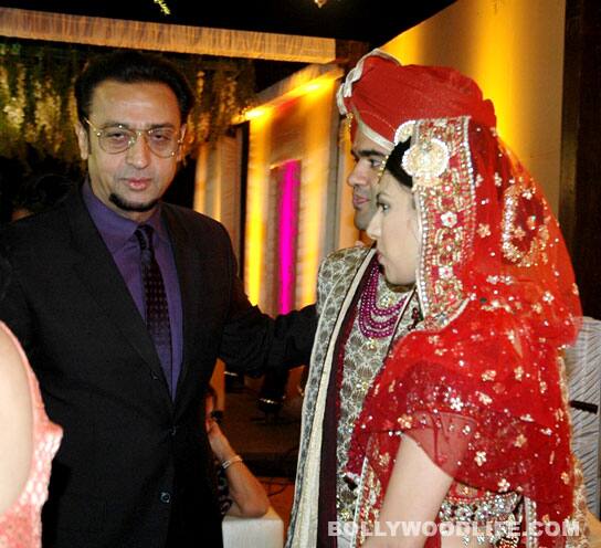 Gulshan Grover with the newly weds