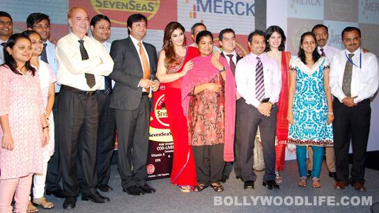Raveena Tandon at the launch of Cod Liver Oil capsule