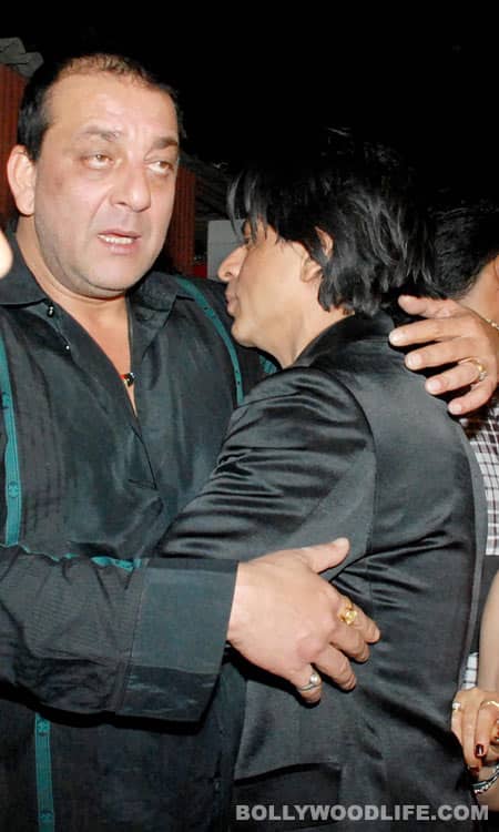 Sanjay Dutt and Shahrukh Khan 