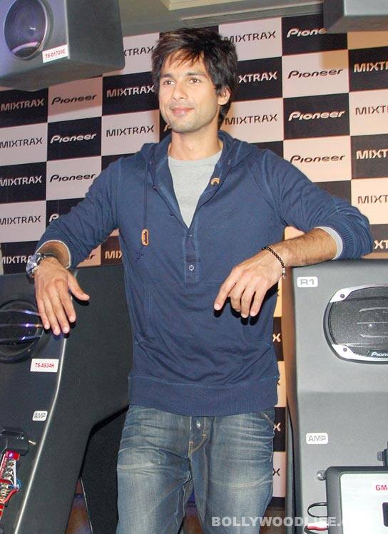 Shahid Kapoor at the Pioneer product launch event