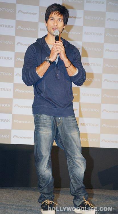 Shahid Kapoor at the Pioneer product launch event