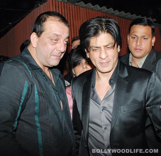 SRK and Sanjay Dutt 