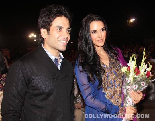 Tusshar Kapoor and Neha Dhupia 