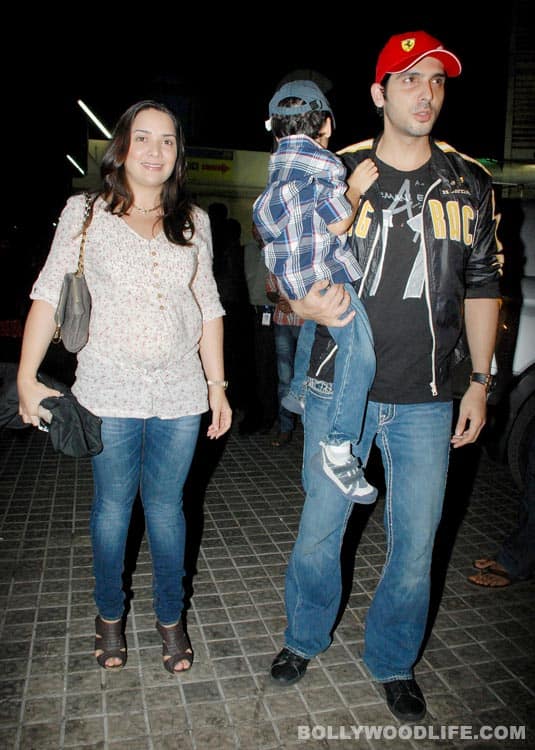 Zayed Khan with family