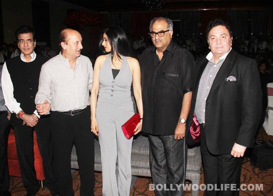 Jeetendra, Anupam Kher, Sridevi, Boney Kapoor and Rishi Kapoor