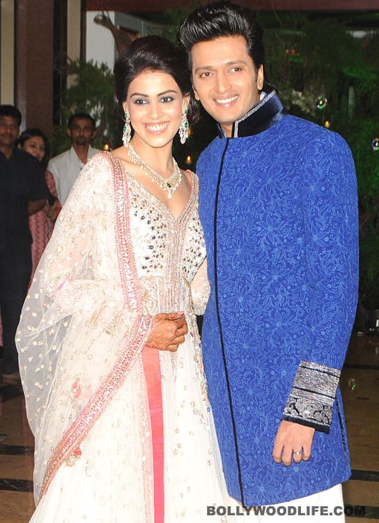 Asin, Dia, Shahid, Sanjay Dutt at Riteish-Genelia's sangeet ceremony Riteish and Genelia