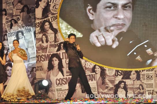 SRK performs on stage 