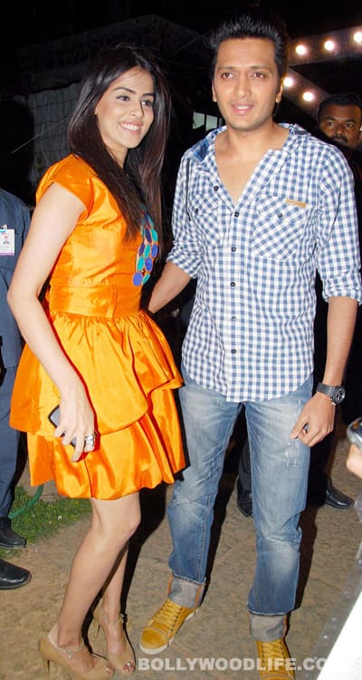 Riteish Deshmukh and Genelia D'Souza photographed at Ali Zafar's concert for Bombay Times Genelia and Riteish