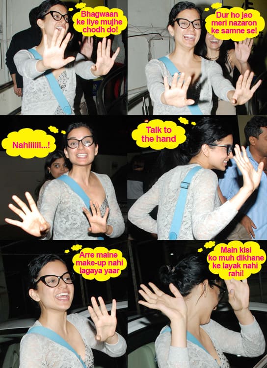 Kangna Ranaut caught on candid camera!